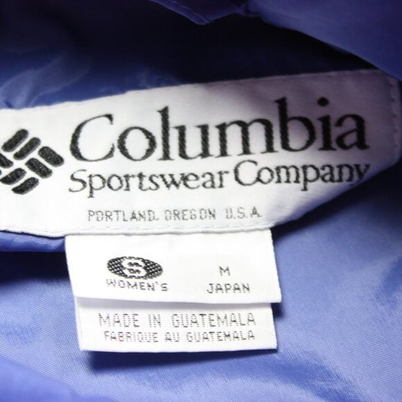 Vintage Columbia Coat Women's Size Small Blue Outer Shell Jacket - Picture 7 of 7